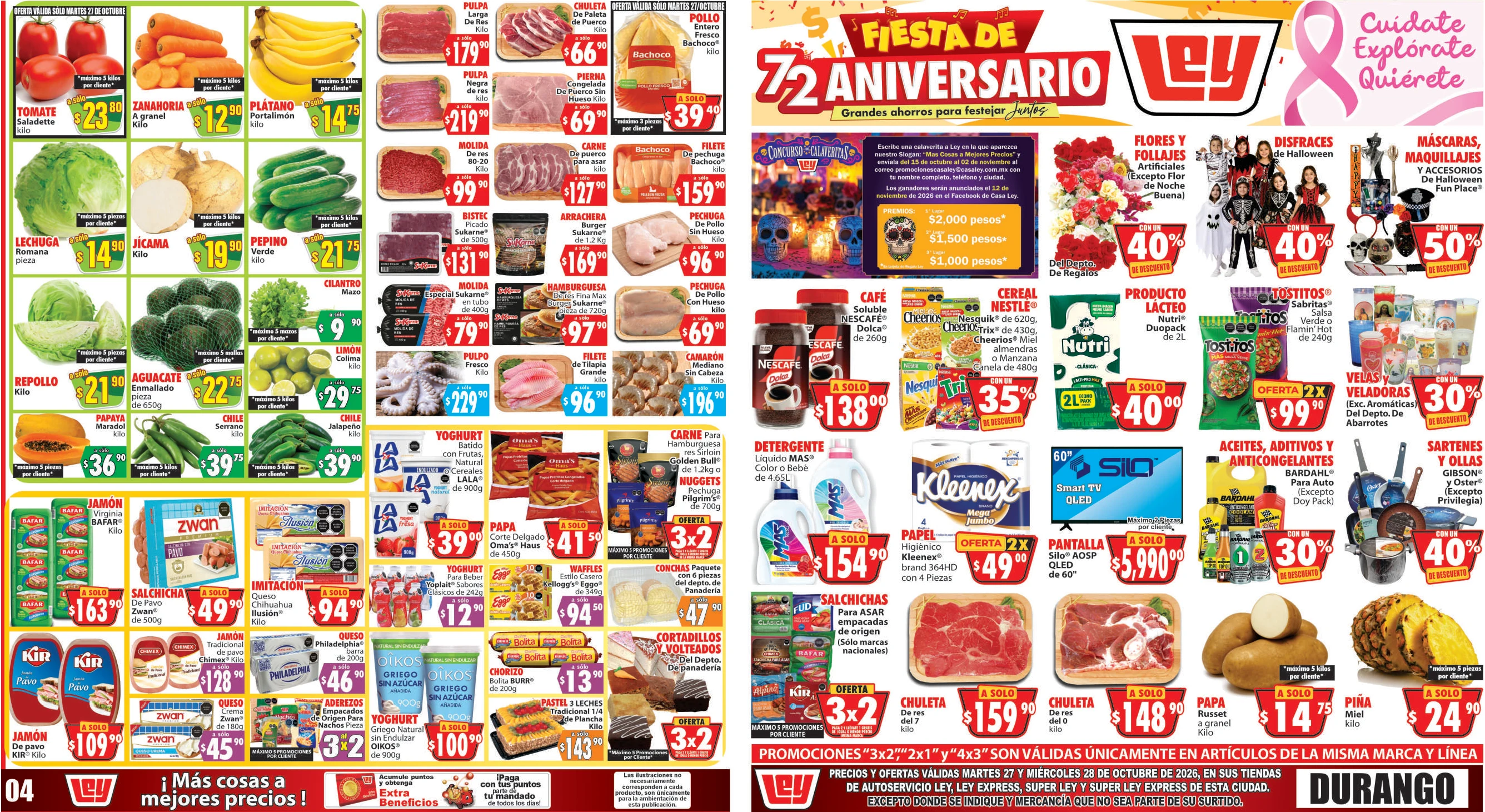 Ley Juventud Casa Ley retail volante-durango · MXN page 1