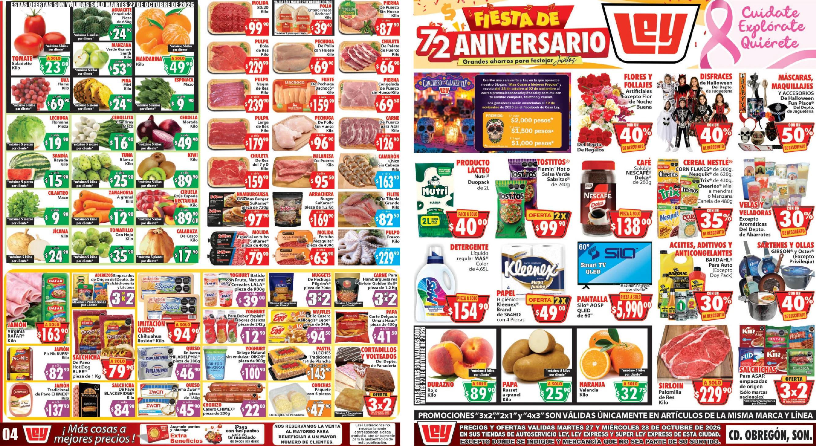 Ley Plaza Obregón Casa Ley retail volante-obregon-navojoa-huatabampo · MXN page 1